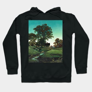 Maxfield Parrish Evening 1944 Art Print American Painter Neo-Classical Hoodie